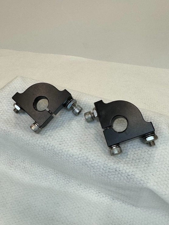 Automan Billet 7/16 x 36 Spline Shaft Stops with Stainless Fasteners